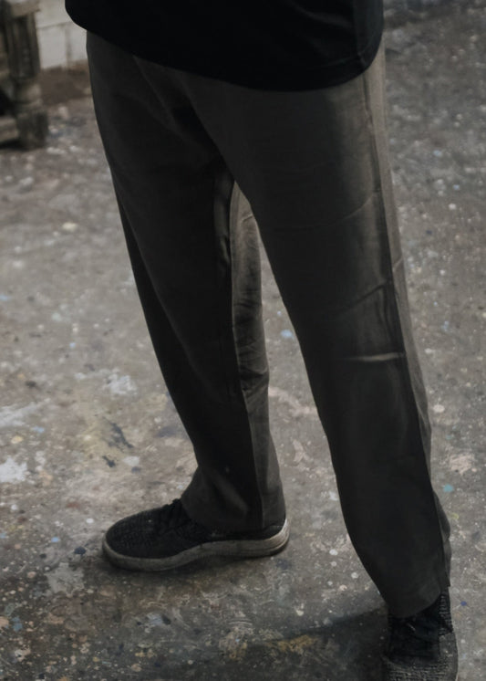 Pantalón Lino Gris